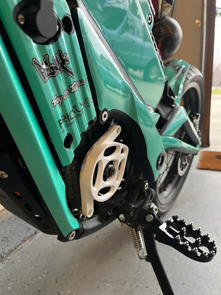Talaria XxX Motor Cover Black/White (3D Printed Insane Quality)