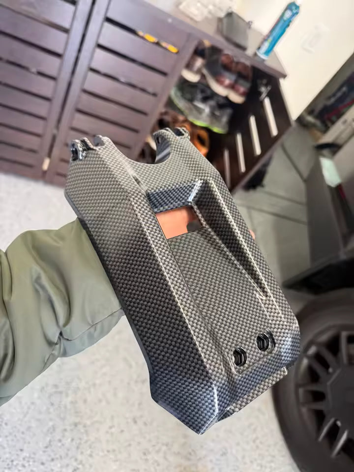 Carbon/Black Battery Cover – Fits Sur-Ron Light Bee X (LBX)
