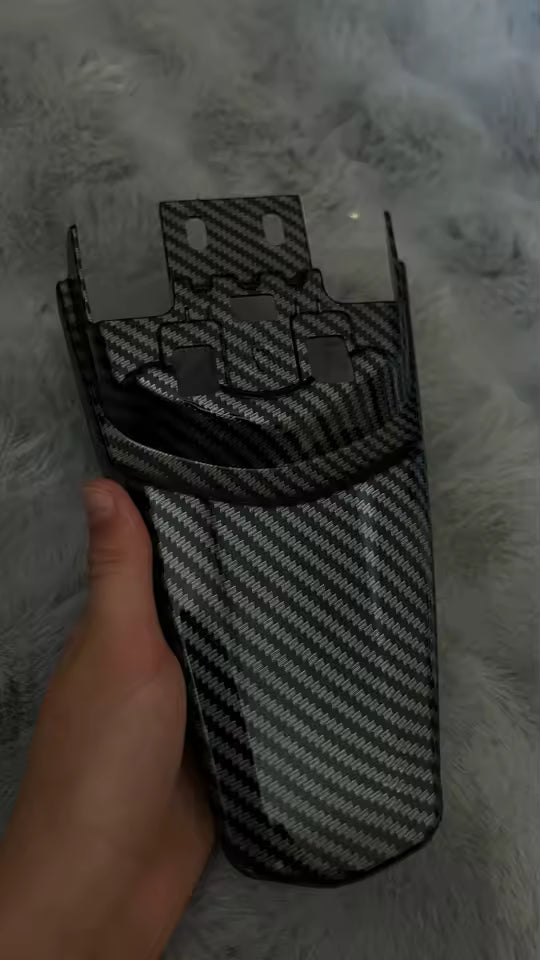 Carbon/Black Rear Fender – Fits Sur-Ron Light Bee X (LBX) & Light Bee S (LBS)