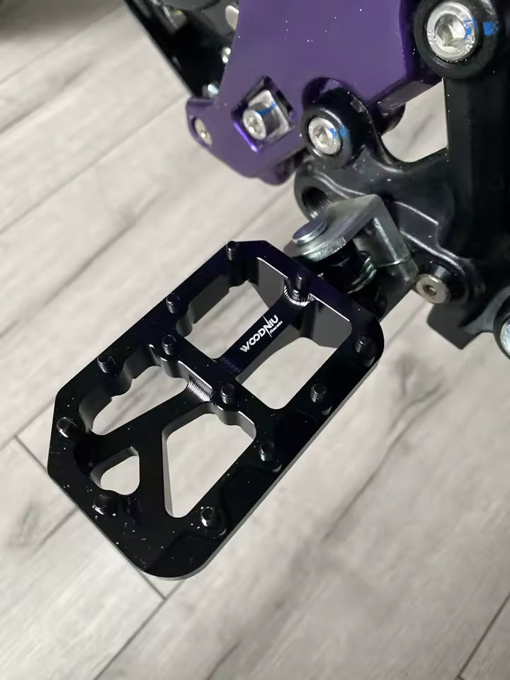 Sur-Ron LBX / LBS Wide Foot Pegs – Black